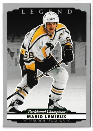 2022-23 Upper Deck Parkhurst Champions Mario Lemieux Legends Silver #349