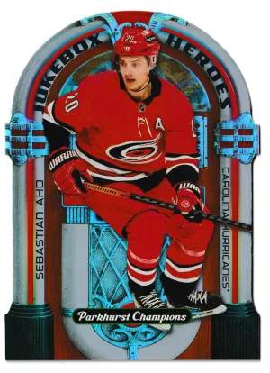 2022-23 Upper Deck Parkhurst Champions Sebastian Aho Jukebox Heroes #JH-11