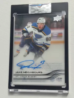 2025-26 Upper Deck Clear Cut Jake Neighbours Auto #CC-JA