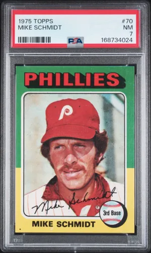 1975 Topps Mike Schmidt PSA 7 #70