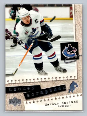 2005-06 Upper Deck Hockey Scrapbook MARKUS NASLUND #HS22 NM