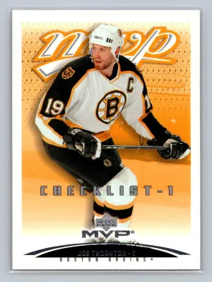 2002-03 Upper Deck MVP JOE THORNTON #431 NM