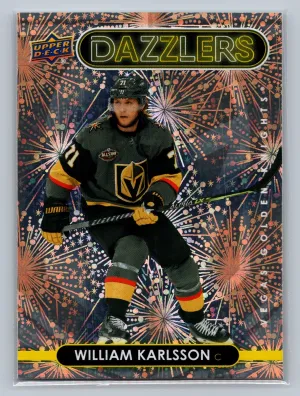 2021-22 Upper Deck Dazzlers Orange WILLIAM KARLSSON #DZ-96 NM