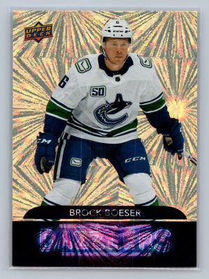 2020-21 Upper Deck Dazzlers Orange BROCK BOESER #DZ-96 NM