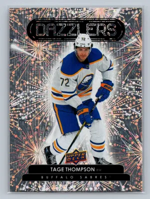 2022-23 Upper Deck Series 1 Dazzlers Yellow TAGE THOMPSON #DZ-20