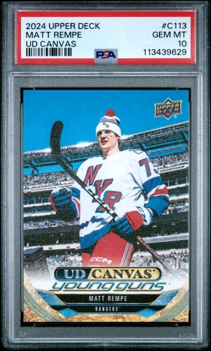 2024 Upper Deck Ud Canvas Matt Rempe