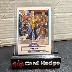 1990-91 Fleer - Magic Johnson #93