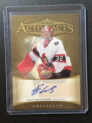 2022-23 Upper Deck Artifacts Filip Gustavsson Autofacts Auto #RAF-FG