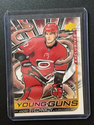 2024-25 Upper Deck Series 2 Andrei Svechnikov Young Guns Rookie #451
