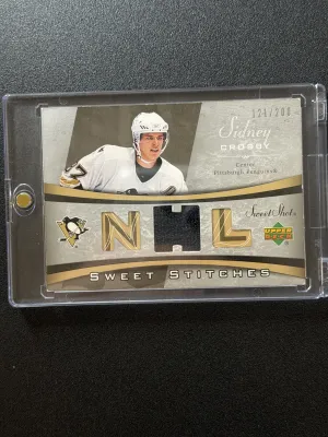 2006-07 Upper Deck Sweet Shot Sidney Crosby Sweet Stitches Relic /200 Jersey