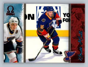 1997-98 Pacific Omega BRETT HULL #194 NM