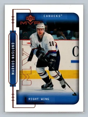 1999-00 Upper Deck MVP MARKUS NASLUND #206 NM