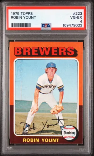 1975 Topps Robin Yount PSA 4 #223