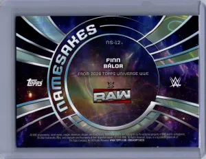 2026 Topps Universe WWE #NS-12 Finn Bálor Namesakes