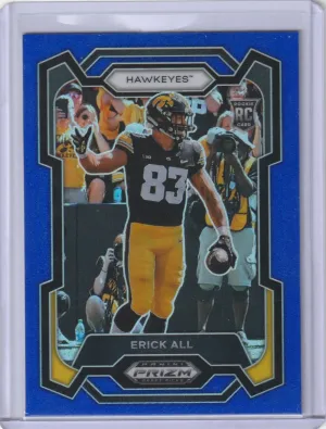 2024 Panini Prizm Draft Picks #171 Erick All Blue #/199