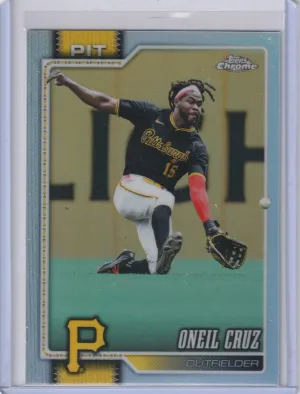 2026 MLB Topps Chrome Oneil Cruz Refractors #249 Pittsburgh Pirates