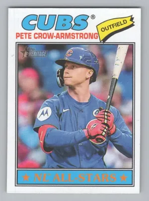 Pete Crow-Armstrong 2026 Topps Heritage Chicago Cubs