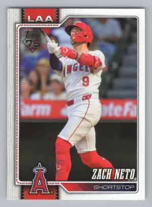 Zach Neto 2026 Topps Los Angeles Angels