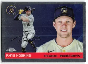 Rhys Hoskins 2025 Topps Chrome Platinum Milwaukee Brewers