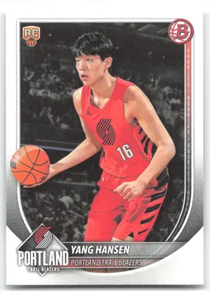 Yang Hansen RC 2025-26 Bowman Trail Blazers