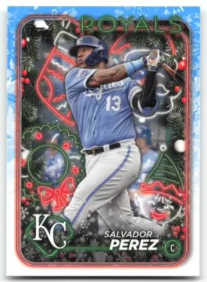 Salvador Perez 2024 Topps Holiday Kansas City Royals