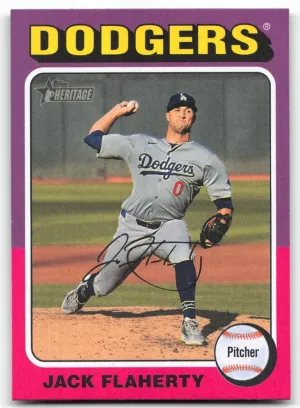 Jack Flaherty 2024 Topps Heritage Dodgers