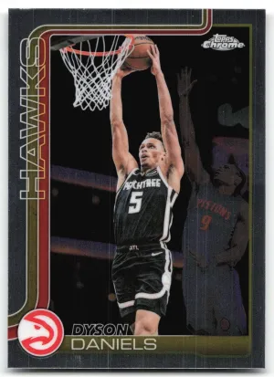 Dyson Daniels 2025-26 Topps Chrome Update Atlanta Hawks
