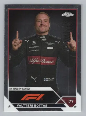 Valtteri Bottas 2023 Topps Chrome Formula 1 Alfa Romeo F1 Team