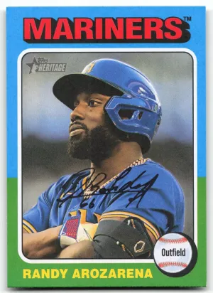 Randy Arozarena 2024 Topps Heritage Mariners