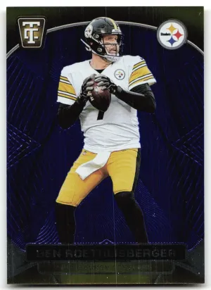 Ben Roethlisberger 2024 Panini Totally Certified Mirror Blue #/399 Steelers