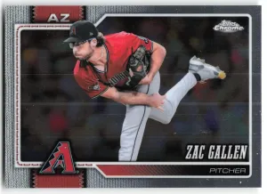 Zac Gallen 2026 Topps Chrome Arizona Diamondbacks