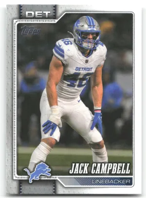 Jack Campbell 2026 Topps Flagship Detroit Lions