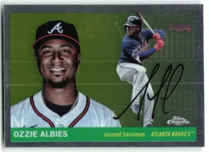 Ozzie Albies 2025 Topps Chrome Platinum Atlanta Braves