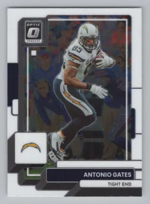 Antonio Gates 2022 Donruss Optic San Diego Chargers