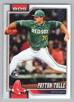 Payton Tolle Rookie 2026 Topps Boston Red Sox