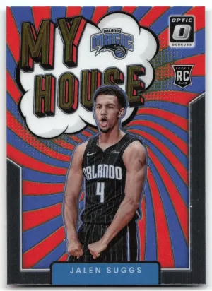 Jalen Suggs 2021-22 Donruss Optic My House Orlando Magic