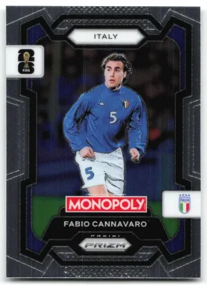 Fabio Cannavaro 2026 Panini Prizm Monopoly FIFA World Cup Italy