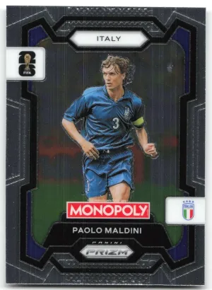 Paolo Maldini 2026 Panini Prizm Monopoly FIFA World Cup Italy