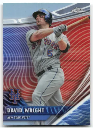 David Wright 2026 Topps Chrome Chrome Rivals Away New York Mets