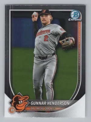 Gunnar Henderson 2025 Bowman Chrome Baltimore Orioles