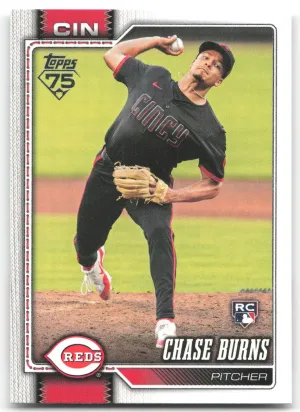 Chase Burns Rookie 2026 Topps Cincinnati Reds