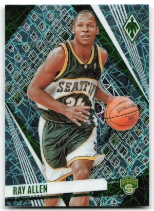 Ray Allen 2023-24 Panini Phoenix Phoenix Teal Lazer Seattle Supersonics