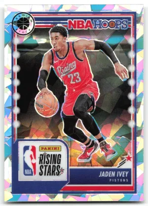 Jaden Ivey 2023-24 Hoops Premium Stock Ice Prizm Detroit Pistons