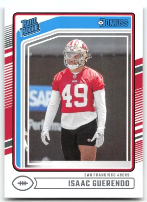 Isaac Guerendo RC 2024 Donruss 49ers