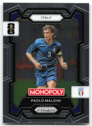 Paolo Maldini 2026 Panini Prizm Monopoly FIFA World Cup Italy