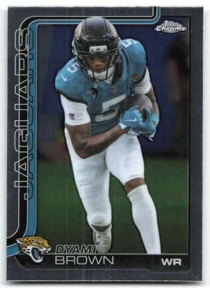 Dyami Brown 2025 Topps Chrome Jacksonville Jaguars