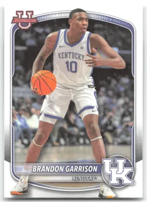Brandon Garrison 2025-26 Bowman Prospects Kentucky Wildcats