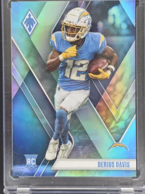 Derius Davis Rookie 2023 Panini Phoenix Teal #/150 Los Angeles Chargers