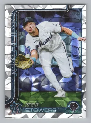 Kyle Stowers 2025 Topps Diamante Foil Miami Marlins