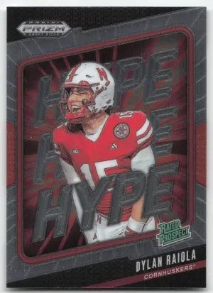 Dylan Raiola 2025 Panini Prizm Draft Picks Hype Nebraska Cornhuskers
